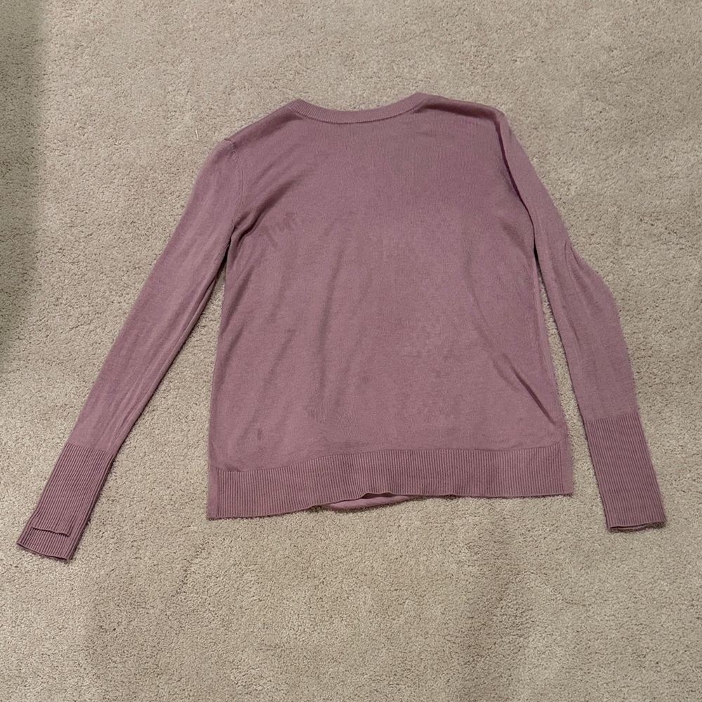 Lululemon Mauve Long Sleeve Sweater